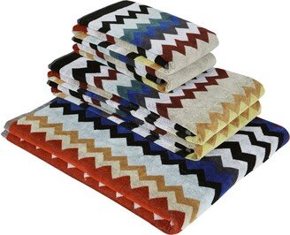 MISSONI HOME COLLECTION Set of 5 Cyrus towels