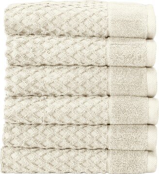 Woven & Weft Diamond Texture Towel 6-Piece Set