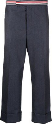 RWB-band cropped trousers