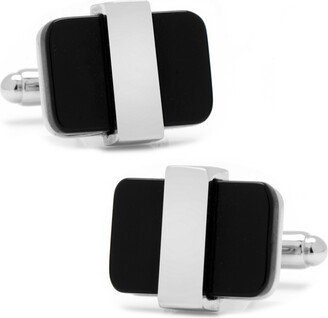 Wrapped Onyx Cufflinks