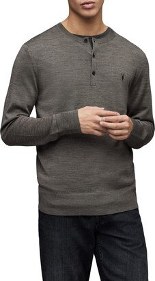 Mode Merino Wool Henley Sweater-AA