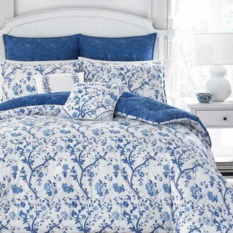 Elise Cotton Reversible 7 Piece Comforter Set, King