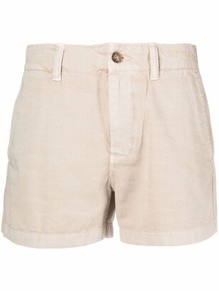 Slim-Cut Chino Shorts-AA