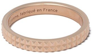 18kt rose gold 5g Guilloche ring