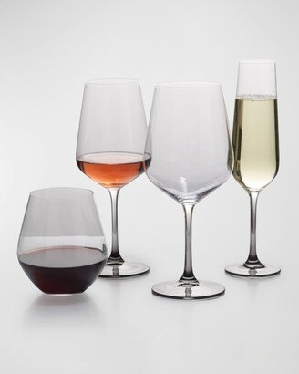 Gianna Ombre Red Wine Glasses, Set of 4