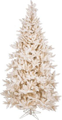 7.5' Flocked Vintage Fir Artificial Christmas Tree