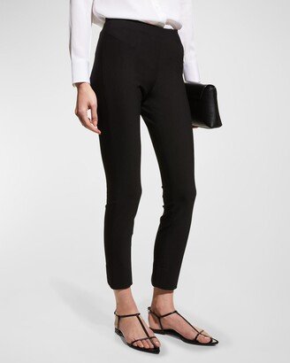 Stitch-Front Seam Leggings