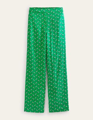 Printed Pull-On Pants