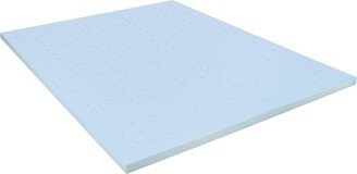 Emma+oliver 2 Inch Gel Infused Cool Touch Certipur-Us Certified Memory Foam Topper - Queen