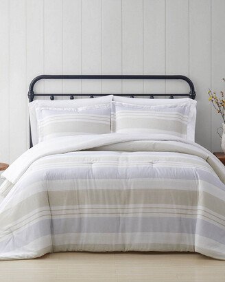 Spa Stripe Comforter Set