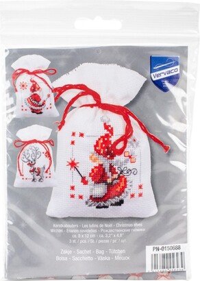 Vervaco Counted Cross Stitch Sachet Bags Kit 3.2