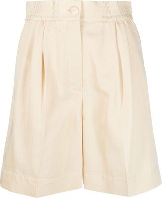 Yellow Taymount Knee-Length Shorts