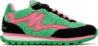 Pink & Green 'The Teddy Jogger' Sneakers