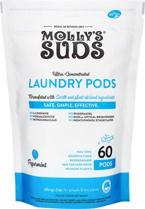 Molly's Suds 60 Count Laundry Detergent Pods Peppermint