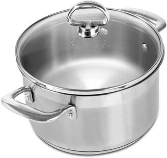 Induction 21 Steel 2-Qt. Soup Pot with Glass Lid