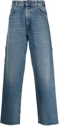 Dark Park High-Rise Wide-Leg Jeans