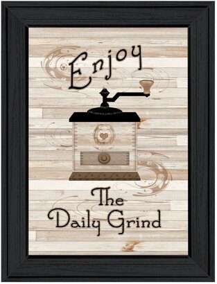 The Daily Grind by Millwork Engineering, Ready to hang Framed Print, Black Frame, 11