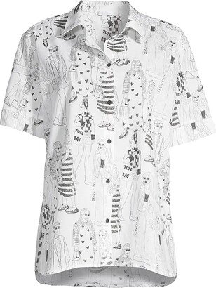 Andine Gracia Short-Sleeve Sleep Shirt