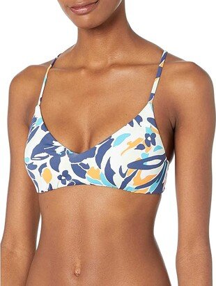 Printed Beach Classics Athletic Top (Bijou Blue Tropical Daze) Women's Swimwear