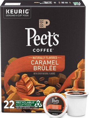 Peet's Coffee Caramel Brûlée Medium Roast - Keurig K-Cup - 22ct/7.3oz
