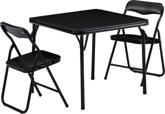 3-Piece Kids Folding Table and Chair Sets - 3 Pieces
