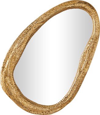 VIVIAN LUNE HOME Abstract Oval Wall Mirror