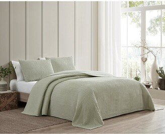 Beatrice Home Fashions Channel Chenille Bedspread