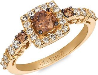 14K Strawberry Gold®, Chocolate Diamonds® & Nude Diamonds™ Ring
