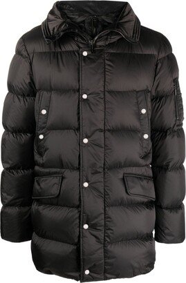 Padded Press-Stud Fastening Coat