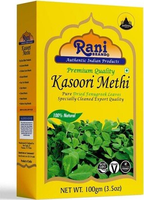 Rani Brand Authentic Indian Foods Fenugreek Leaves Dried (Kasoori Methi) - 3.5oz (100g) - Rani Brand Authentic Indian Products