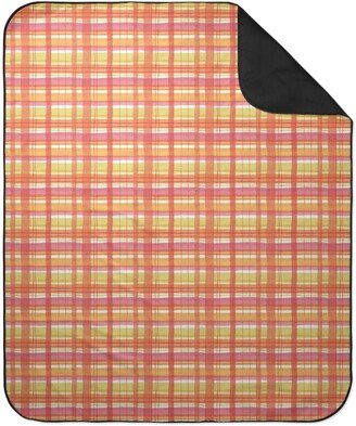 Picnic Blankets: Summer Plaid Picnic Blanket, Multicolor