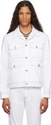 White Western Denim Jacket