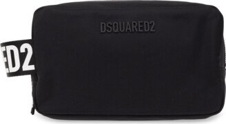 Wash Bag With Logo - Black-AI