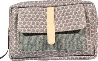 Kapdaa - the Offcut Company Fabric Pouch - Green, Grey, White