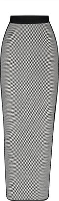 WARP KNIT COVER UPS Warp Knit Cover Up Long Tube Skirt | Onyx