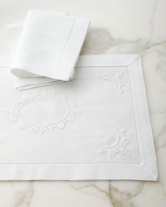 Boutross Imports Italian Crest Dinner Napkins, Set of 4