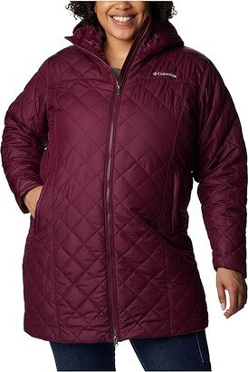 Plus Size Copper Crest Long Jacket (Marionberry) Women's Coat