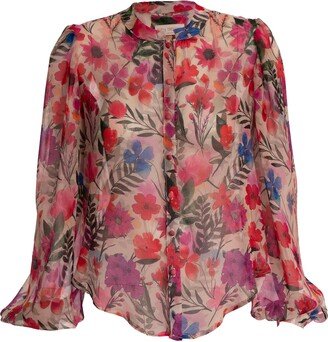 Sofia Tsereteli Silk Georgette Blouse