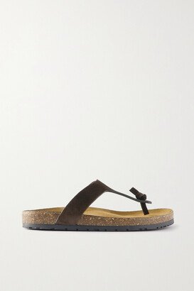 Jimmy Suede Sandals - Brown