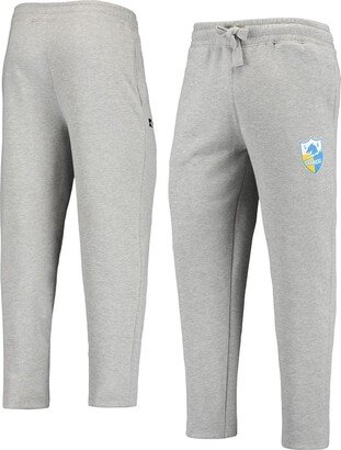 Men's and Women's La Chargers Starter Heathered Gray Team Throwback Option Run Sweatpants