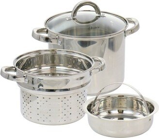 Sangerfield 4 Piece 5 Quart Stainless Steel Pasta Pot with Lid