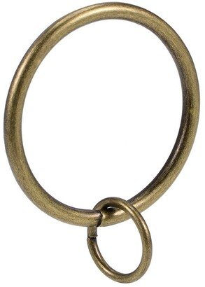 Unique Bargains Curtain Rings Metal 37mm Inner Dia Drapery Ring for Curtain Rods 28Pcs - Bronze Tone