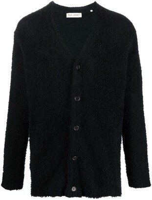 V-neck knitted cardigan-BG