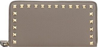 Garavani Rockstud Zip-Up Wallet