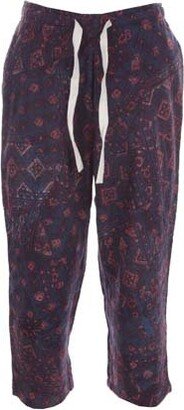 Karu Research Graphic Printed Drawstring Cropped Pants