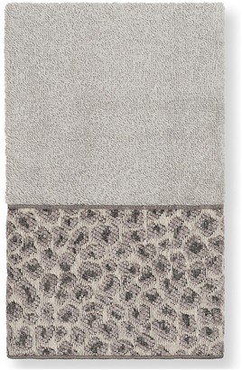 Spots Embellished Hand Towel - Light Grey