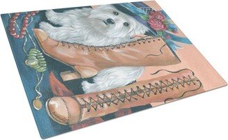PPP3211LCB Westie In Moms Closet Glass Cutting Board
