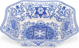 Judaica Square Salad/Serving Dish-AA