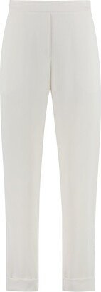 Elastic Waist Cropped Pants-AB