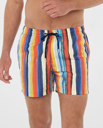 Men's Multicolor Striped Beach Boxer